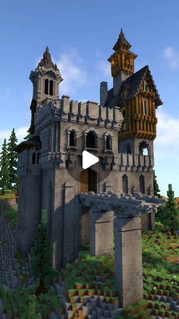 MrMattRanger | Minecraft Builder on Instagram: "Medieval Minecraft Castle  —————————————— Built with @dezd.lys   ————————————————————— Shaders: Complimentary Build Downloads: Link in Bio Built on: bakery.dedimc.io ————————————————————— #minecraft #minecraftbuilds #minecraftbuild #mcpe #minecraftideas #minecraftidea #minecraftdesigns #minecraftinspiration #minecrafttips #minecraftinspiration #minecrafthowto #minecrafttutorial #minecraftmedieval #minecraftmedievalbuild #minecraftmedievalcastle" Medevil Minecraft Builds, Minecraft Snow Castle, Medieval Builds Minecraft, Medieval Buildings Minecraft, Small Castle Minecraft, Medieval Minecraft Builds, Castle Minecraft, Minecraft Castle Walls, Minecraft Medieval Castle