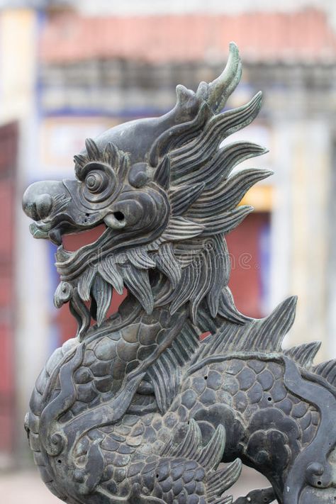 Vietnamese Dragon, Chinese Lion Statue, Chinese Dragon Statue, Chinese Sculpture, Chinese New Year Dragon, Dragon Mask, Asian Travel, Asian Dragon, Dragon Dance