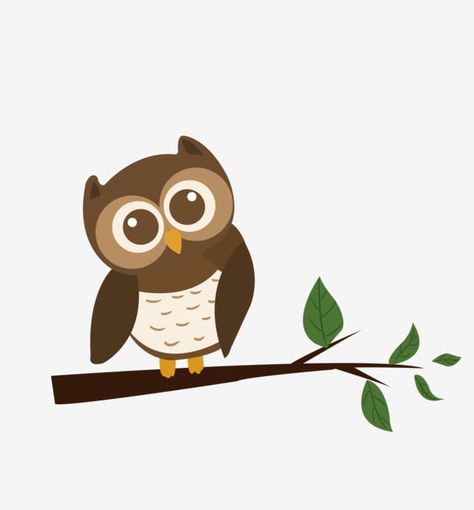 Owl Animation, Child Clipart, Owl Png, Animated Clipart, Owl Clip Art, Leaves Png, Owl Tree, Owl Logo, Cartoon Birds