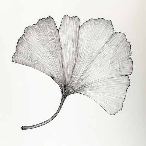 Ginkgo Biloba Illustration, Ginkgo Leaves, Free Business Card Mockup, Ginkgo Biloba, Ginkgo Leaf, Hand Drawn Illustration, Drawn Illustration, Business Card Maker, Video Background