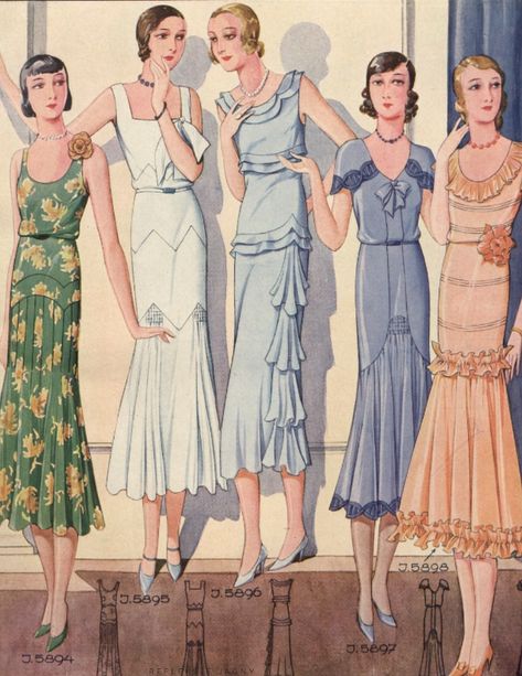 1930 Summer Fashion, 1930 Aesthetic, 1930s Fashion Women, 30s Style, Vintage Fashion 1930s, 1930 Fashion, 1930's Fashion, 30s Fashion, Casual Trends