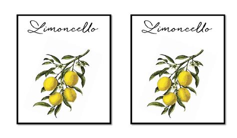 Making Limoncello Limoncello Labels, Glass Liquor Bottles, Making Limoncello, Glass Beverage Dispenser, Large Glass Jars, Yellow Chair, Labels Printables Free, Drinks And Snacks, Drink Dispenser