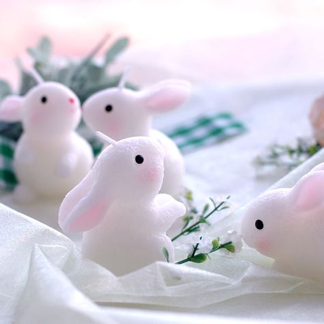 Easter rabbit  child's birthday party supplies birthday candle smokeless candle zodiac rabbit candle small gift US $9.90 Baby Full Moon, Rabbit Candle, Wedding Chinese, Zodiac Rabbit, Baby Shower Candles, Candle Making Wax, Candle Wedding, Easter Candles, Gift Candle