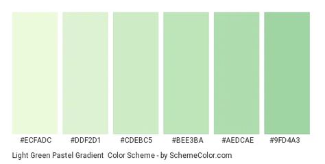 Color scheme palette image Pastel Green Pallete, Light Green Color Code, Soft Green Color Palette, Color Scheme Green, Green Monochromatic, Gradient Image, Pantone Palette, Soft Green Color, Pastel Color Schemes