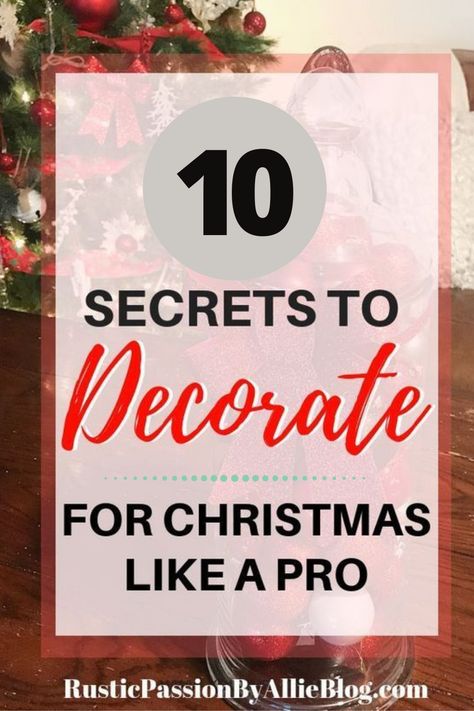 This is the best tips and tricks to decorate for Christmas and look like a pro while doing it! You will be inspired by this Farmhouse Rustic Christmas Tour and find out exactly how to decorate on a budget! The best decorations for modern farmhouse Christmas tour. If you are looking for traditional home decorating ideas or Christmas cottage decorating ideas look no further. #christmas #Christmasdecor #diychristmas #rusticchristmas #farmhousechristmas #redchristmasdecor Rustic Christmas Centerpieces Diy, Tradional Christmas Decor, Christmas Decorating Tips, Fireplace Mantel Decorating Ideas For Christmas, Farmhouse Fireplace Ideas Rustic, Christmas Decorating Ideas For The Home, Fireplace Ideas Rustic, Xmas Wall Decorations, Mantle Christmas Garland