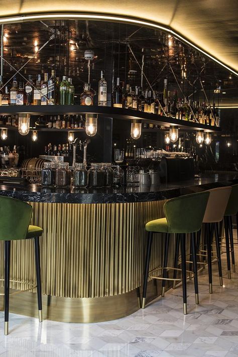 Hotel Bar Design, Bar Counter Design, Bar Inspiration, Bar Interior Design, Luxury Bar, Home Bar Designs, Counter Design, Bar Interior, Lounge Design