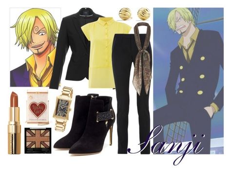 "|| Sanji (post-timeskip) ||" by miyu-san ❤ liked on Polyvore featuring David Yurman, Linea Weekend, Charlotte Olympia, Yves Saint Laurent, Rupert Sanderson, Topshop, Swiss Legend, Rimmel, Bobbi Brown Cosmetics and anime Closet Cosplay, Casual Outfit Inspiration, Anime Inspired Outfits, Casual Cosplay, One Piece Outfit, Themed Outfits, Closet Fashion, Charlotte Olympia, Rimmel