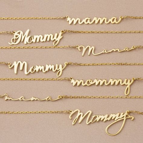 Arabic Necklace, Glamour Jewelry, Mommy Necklace, Cross Chain, Mothers Necklace, Custom Name Necklace, Gold Cross, Accessories Jewelry Necklace, Rose Gold Necklace