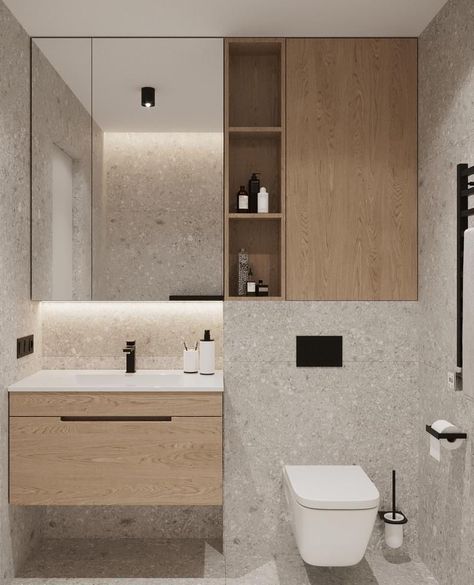 Bathroom Decor Ideas Colors Grey, تصميم دورة مياه, Bathroom Decor Ideas Colors Schemes, Small Bathroom Interior, Casa Country, Washroom Design, Colors Schemes, Bathroom Redesign, Bathroom Decor Ideas Colors