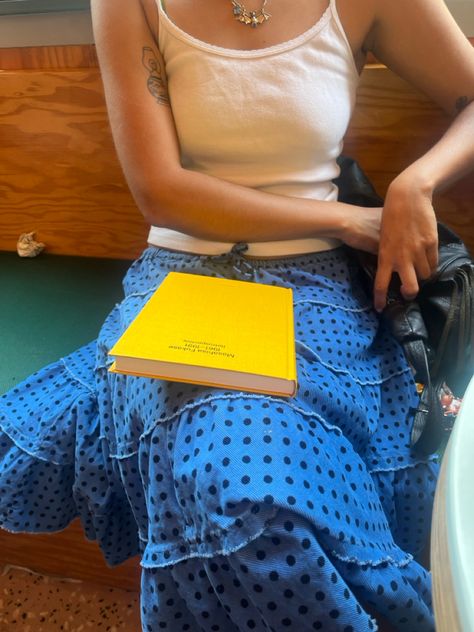 polka dot skirt tank top tattoo Polka Dot Aesthetic, Campus Style, Baguio, Polka Dot Skirt, Dot Skirt, Clothes Organization, Fashion Killa, Pretty Outfits, Matcha