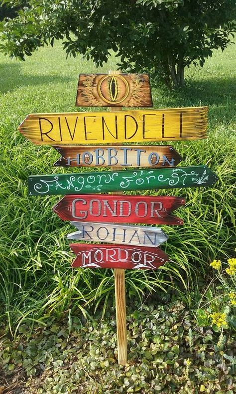 Lord Of The Rings Garden, Trunk Or Treat, Garden Signs, Halloween Wedding, Outdoor Signs, Mailing List, Alternative Wedding, Street Signs, Wedding Website