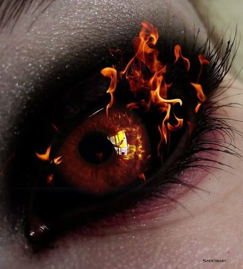 Flame eye | Demon eye | Demonic | Pyromancer | Magic power Eyes Aesthetic, Demon Eyes, Eyes Artwork, Crazy Eyes, Magic Aesthetic, Magic Eyes, Aesthetic Eyes, Fantasy Aesthetic, Arte Fantasy