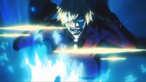 Sanji Ifrit Jambe, One Piece Wallpaper Desktop 4k, Attack On Titan Art, Blue Flames, Attack On Titan, Desktop Wallpaper, One Piece, Old Things, Anime