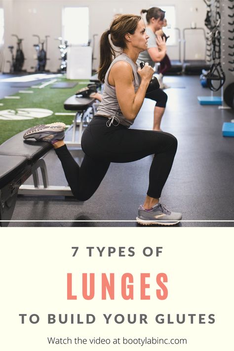 Best Lunges For Glutes, Leg Lunges Workout, Reverse Lunges How To Do, Lunges Workout How To, Glute Lunges, Lunges How To Do, Lunges For Glutes, Marines Workout, Lunge Exercises