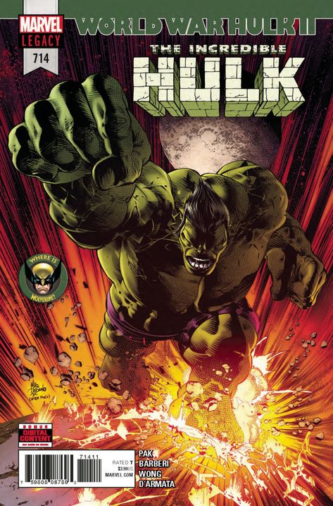 The New 'World War Hulk' Lives Up To Its Name  The Incredible Hulk #714 kicks off a storyline called World War Hulk II which also happens to be writer Greg Pak's swan song on the series. This new story arc is only very loosely connected to the original World War Hulk crossover from 2007. However that's very much in this book's favor. This opening chapter suggests that World War Hulk II will be able to capitalize on its premise in a way the original never managed.  Continue reading  https://www.y Planet Hulk, Hulk 1, Spirit Of Vengeance, Joe Madureira, Hulk Art, Hulk Comic, Free Comic Books, Univers Marvel, Texas Towns