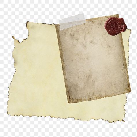 Newspaper Png Aesthetic, Wax Seal Png, Newspaper Png, Sticker Transparent Png, Burnt Paper, Paper Png, Vintage Newspaper, Torn Paper, Journal Printables