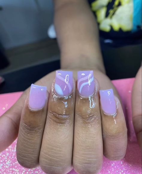 Purple Acrylic Nails, Colored Acrylic Nails, Work Nails, Short Square Acrylic Nails, Unique Acrylic Nails, Bling Acrylic Nails, Acrylic Nails Coffin Short, Short Acrylic Nails Designs, Pink Acrylic Nails