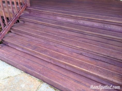 Purple Wood Floor, Purple Floor, Pink Stained Wood, Purple Stained Wood, Purple Wood Stain, Plum Decor, Dark Deck, Staining Wood Floors, Purple Heart Wood