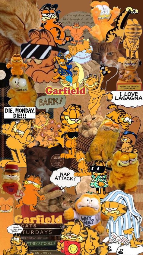 garfield kinda zesty #vintage #vibes #comics #art #wallpaper #garfield #garfussy Daniel Tiger Wallpaper, Garfield Aesthetic Pfp, Garfield Pictures Wallpaper, Garfield Iphone Wallpaper, Garfield Computer Wallpaper, Wallpaper Backgrounds Garfield, Garfield Phone Wallpaper, Garfield Halloween Wallpaper, Garfield Wallpaper Desktop