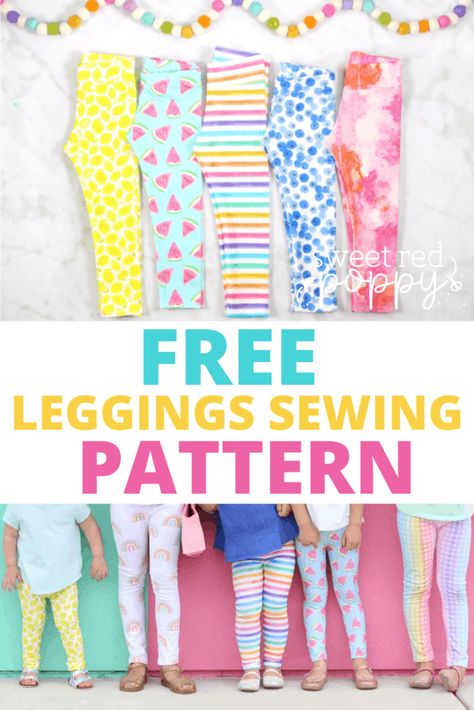 Free Baby Sewing Patterns | Sewing | Sweet Red Poppy Free Baby Sewing Patterns, Kids Leggings Pattern, Sew Leggings, Legging Pattern, Leggings Sewing Pattern, Sweet Red Poppy, Baby Sewing Patterns Free, Toddler Sewing Patterns, Crafting Corner