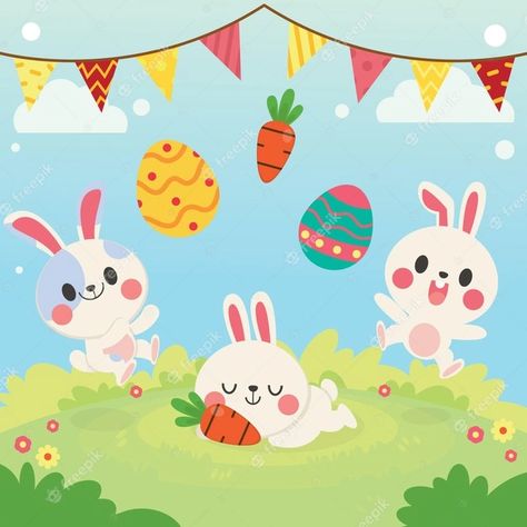 Free Vector | Hand drawn cute easter illustration with bunny Easter Day Drawing, Easter Illustration Design, Easter Drawings, Easter Illustration, Flat Design Illustration, Coffee Illustration, Lifestyle Illustration, Cute Easter, Christmas Poster