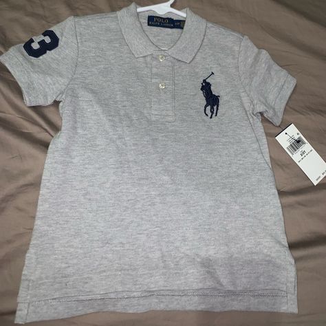 Brand New Visual Wishlist, Thrift Ideas, Extra Clothes, Ralph Lauren Rugby Shirt, Polo Ralph Lauren Kids, Polo Shirt Colors, Grey Polo Shirt, Green Polo Shirts, Lauren Gray