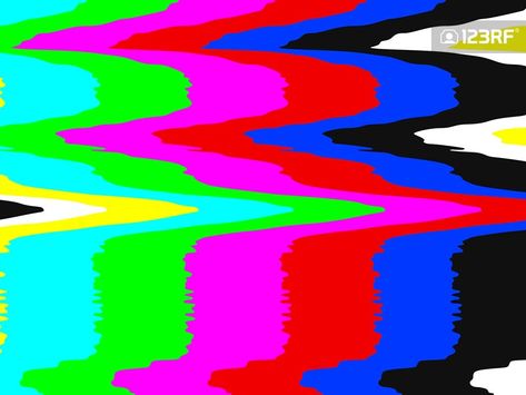 Youtube Glitch, Tv Glitch, Glitch Pattern, Test Pattern, Tv Static, Color Television, The Glitch, No Signal, Vaporwave Wallpaper