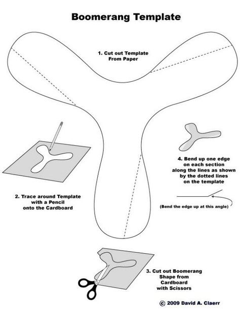 Boomerang Template, Diy Boomerang, Australia Crafts, Boomerangs, Australia Day, Paper Airplanes, World Crafts, Paper Plane, Camping Crafts