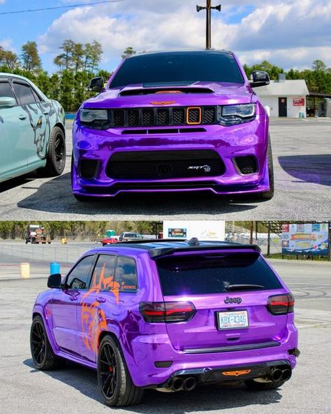 Kevin Hargrove on Instagram: "The hawks are screaming 🦅 Go show some love☝️ ——————————————————————————— . . . . . #trackhawk #jeep #srt #hellcat #undergroundtunning #dragway #spin #clean #shiny #bmw #audi #ford #chevy #takeover" Widebody Trackhawk, Trackhawk Logo, Hellcat Trackhawk, Trackhawk Jeep, Track Hawk, Jeep Trackhawk, Jeep Srt, Srt Jeep, Trucks Lifted