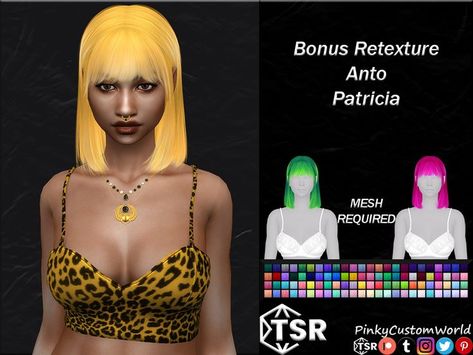 Xtina Hair, Soul Hair, Steampunk Hair, Unnatural Hair Color, Steampunk Hairstyles, Belle Hairstyle, Violet Hair, Sims 4 Dresses, Female Hair