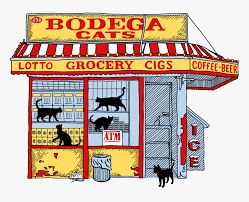 Bodega Cat, Storefront Design, Building Drawing, Shop Illustration, Comic Store, Cat Coffee, Reference Images, Cat Illustration, Beautiful Buildings