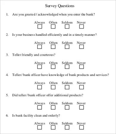 21+ Sample Survey Templates | Free Printable Word, Excel & PDF Formats, Forms, Examples Questionnaire Sample, Template Free Printable, Survey Form, Increase Knowledge, Survey Template, Survey Questions, Social Research, Free Word, Template Google