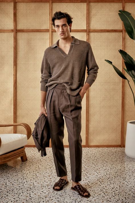 Spring/Summer '24 Lookbook Mans Clothes, 50s Photos, Men Styling, 2024 Menswear, Guayabera Shirt, Resort Outfit, Todd Snyder, Men Spring, Male Fashion Trends