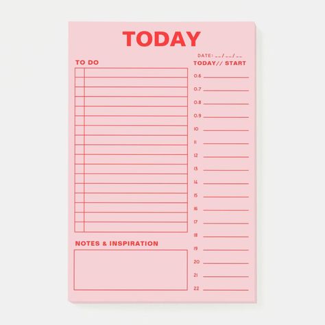 Daily Planner To Do List Minimalist Design Po Pink To Do List, To Do List Design, To Do List Minimalist, Daily Planner Book, Notepad Design, Daily Planner To Do List, To Do List Pad, Planner To Do List, Pink Planner