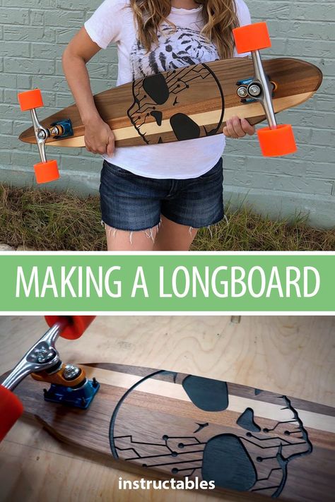 Longboard Design, Hardwood Decking, Making Wooden Toys, Joinery Design, Woodworking Projects For Kids, Woodworking Joinery, Woodworking For Kids, Longboard Skateboard, Woodworking Table