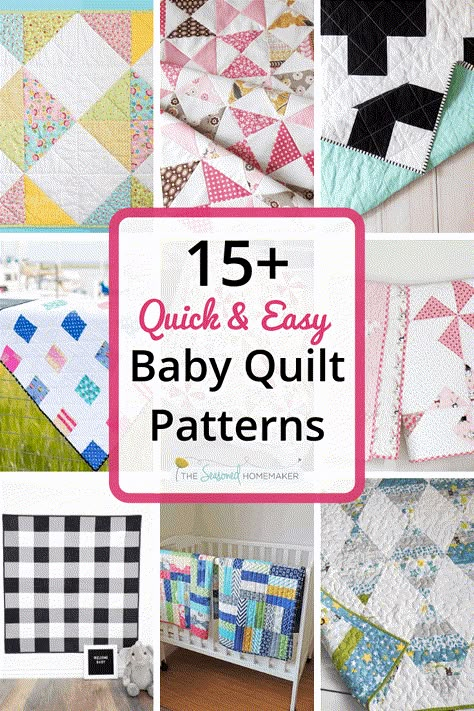 Everyone needs a simple baby quilt pattern in their arsenal. Find one that can be easily assembled and quilted and you’ll never wonder what to gift to give at the next baby shower you attend. #babyquilts #easybabyquilt #quiltingtips #firstquilt Easy Baby Quilt Patterns, Charm Pack Baby Quilt, Easy Baby Quilt, Free Baby Quilt Patterns, Baby Quilt Patterns Easy, Toddler Projects, Boys Quilt Patterns, Easy Girl, Sewing Videos