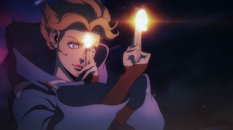 CASTLEVANIA Season 1 Finale: (S01E04) Monument - Geek Girl Authority Sypha Belnades, Castlevania Netflix, Miss Marvel, Alucard Castlevania, Castlevania Wallpaper, Kubo And The Two Strings, Castlevania Anime, Netflix Anime, Art Anime