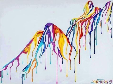 Drip Art, Art Et Illustration, Drip Painting, Art Pop, Love Art, Amazing Art, Beautiful Art, Body Art, Street Art