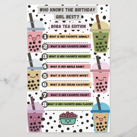 The perfect way to entertain Boba Tea lovers! Bubble Tea Party Decorations, Boba Party Favors, Boba Tea Party Ideas, Boba Theme Birthday Party, Boba Tea Party Theme, Boba Tea Birthday Party, Boba Station, Boba Birthday Party, Boba Accessories