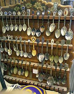 spoon3 Spoon Display, Bourbon Turkey, Tiny Spoons, Small Spoon, Spoon Jewelry, Found Art, Display Cases, Silver Spoons, Display Case