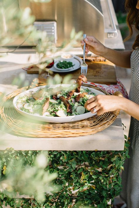 A Healthy Girls' Grilling Party - Camille Styles Grilling Party, Grill Party, Food Photoshoot, Ginger Dressing, Steak Salad, Food Photography Inspiration, Healthy Girl, Beautiful Food, A Bowl