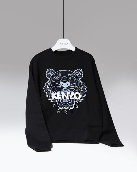 Enhance your wardrobe with bold pieces from @kenzo, complete with signature tiger-head branding. Sweater Hangers, Kenzo Logo, Kenzo Tiger, Kenzo Paris, Cute Lazy Day Outfits, Lazy Day Outfits, Tiger Head, Fashion Mens, Boys T Shirts