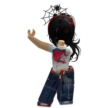 Roblox Spiderman Outfit, Spiderman Roblox Avatar, Spiderman Girl, Spiderman Outfit, Rblx Avatar, Pins Board, Roblox Ideas, Avatar Ideas, Play Roblox