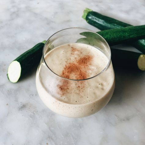 Banana and Zucchini Smoothie | The Healthy Hunter Zucchini Smoothie, Banana And Cinnamon, Banana Zucchini, Cheap Snack, Cinnamon Smoothie, Zucchini Banana, Healthy College, How To Make Smoothies, Vegan Smoothies