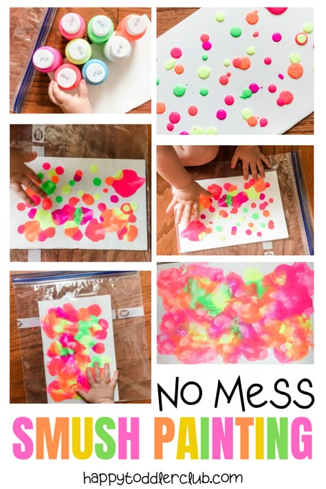 Painting For Toddlers, Easy Toddler Crafts, Toddler Painting, Happy Toddler, Art Activities For Toddlers, Easy Toddler Activities, Toddler Art Projects, Toddler Arts And Crafts, Baby Learning Activities