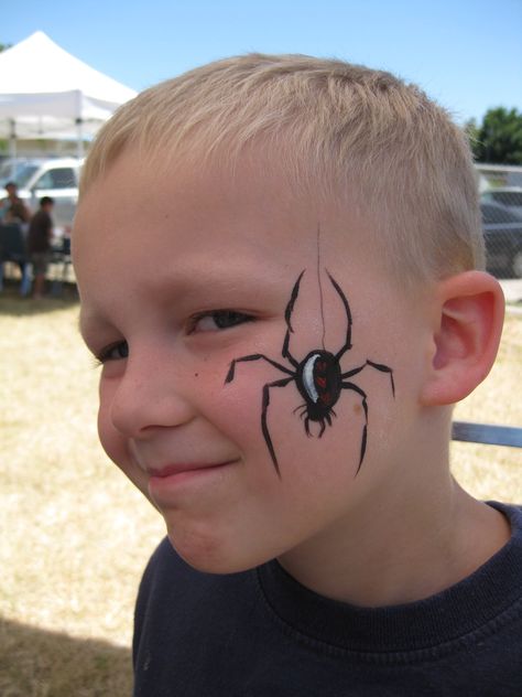 Kids Face Painting Easy, Spider Face Painting, Spider Face, Face Painting Easy, Face Paintings, Kids Face Paint, Disney Art Drawings, Cool Face, Face Painting Halloween