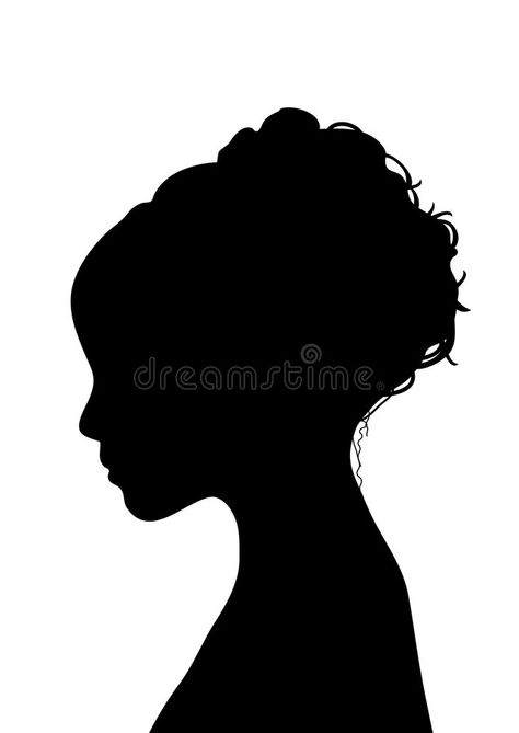 Woman Shadow Drawing, Black Woman Side Profile Drawing, Side Profile Shadow, Profile Silhouette Art, Side Profile Sillouhette, Women’s Side Profile Drawing, Female Shiloutte, Woman Profile Silhouette, Profile Shadow