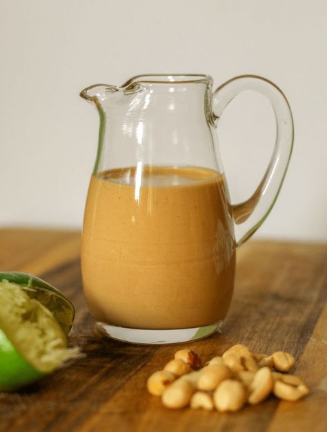 Thai Peanut Salad Dressing, Peanut Salad Dressing, Sugar Free Salad Dressing, Thai Peanut Dressing, Thai Peanut Salad, Shrimp Keto, Keto Salad Dressing, Cilantro Lime Vinaigrette, Peanut Curry