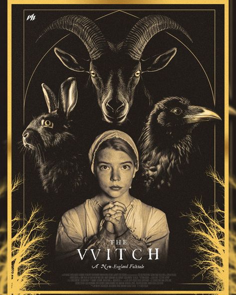 Gothic Movie Poster, The Witch Poster, Punk Graphic Design, Mother Poster, The Witch Movie, The Witch Film, The Vvitch, Robert Eggers, Miniature Youtube