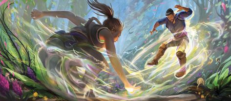 Wind Magic, Elf Drawings, Cartoon Garden, Magic Design, Leave Me Alone, Do Better, Magic Art, Fantasy Illustration, Fantasy Landscape